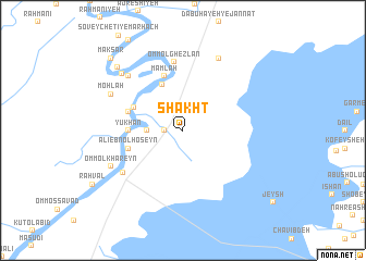 map of Shākht