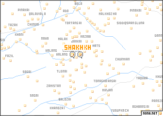 map of Shākh