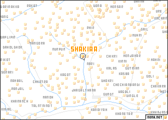 map of Shakiaa