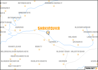 map of Shakirovka