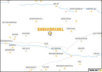 map of Shakkar Khel