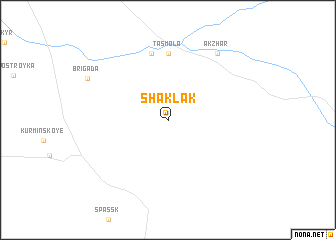 map of Shaklak