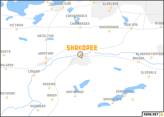 map of Shakopee