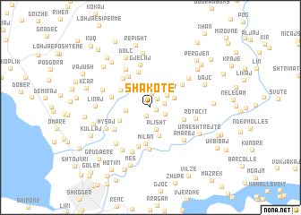 map of Shakotë