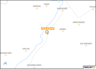 map of Shakou