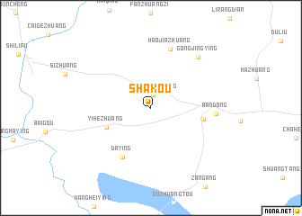 map of Shakou