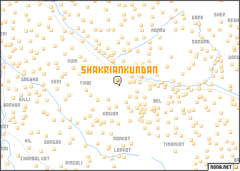 map of Shakriān Kundān