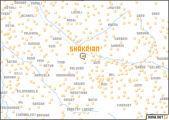 map of Shakriān