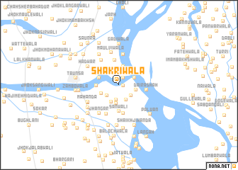 map of Shakriwāla