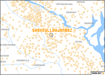 map of Shakrullāh Jānbāz