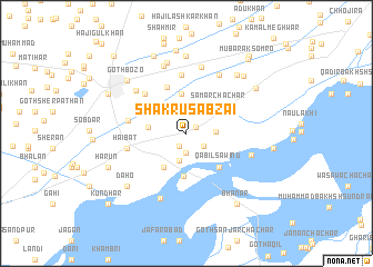 map of Shakru Sabzai