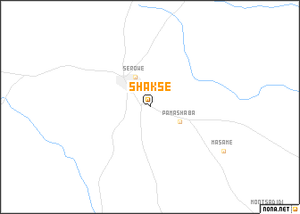 map of Shakse