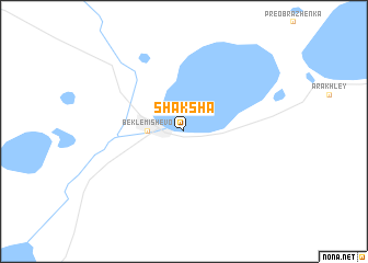 map of Shaksha