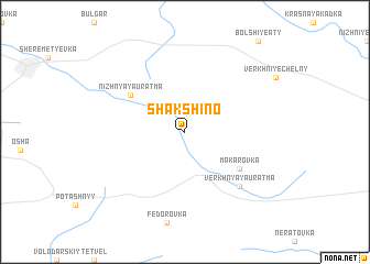 map of Shakshino