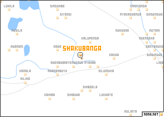 map of Shakubanga
