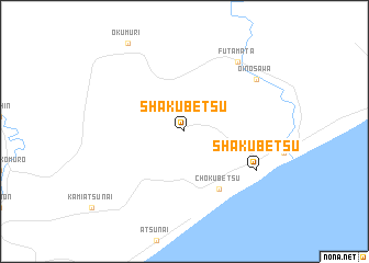 map of Shakubetsu