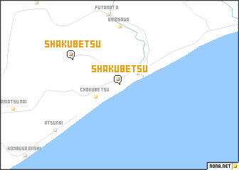 map of Shakubetsu