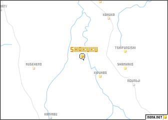 map of Sha-Kuku