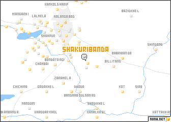 map of Shakūri Bānda