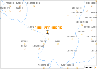 map of Shakyenhkang