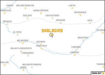 map of Shalagino