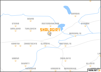map of Shalagiry