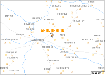 map of Shalakhino