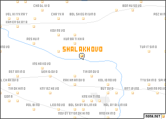 map of Shalakhovo