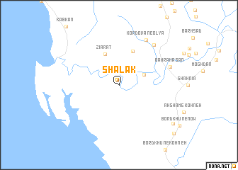 map of Shālak