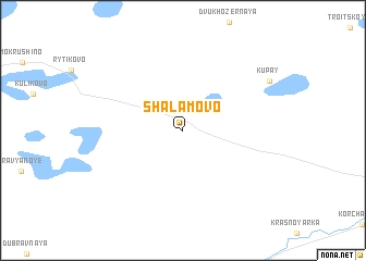 map of Shalamovo