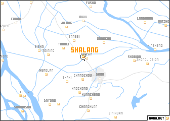 map of Shalang