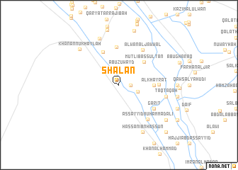 map of Sha‘lān