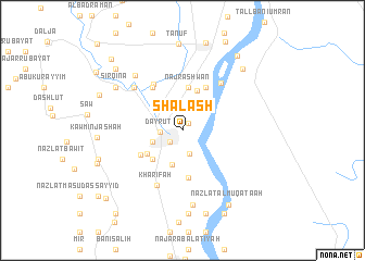 map of Shalash