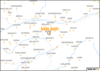 map of Shalauri