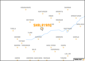 map of Shalayang