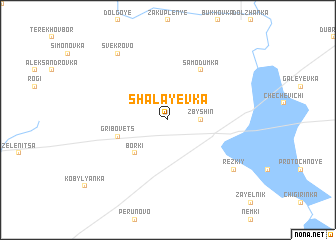 map of Shalayevka