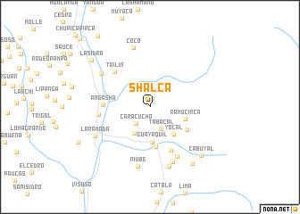 map of Shalca