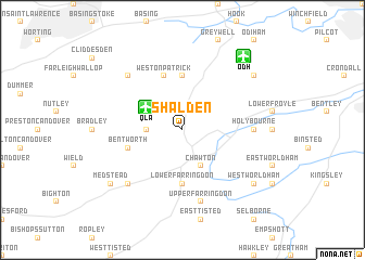 map of Shalden