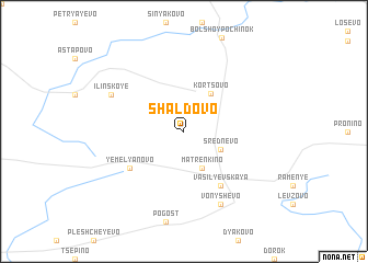 map of Shaldovo