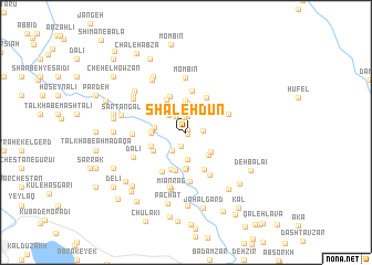 map of Shalehdūn