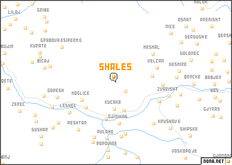 map of Shalës