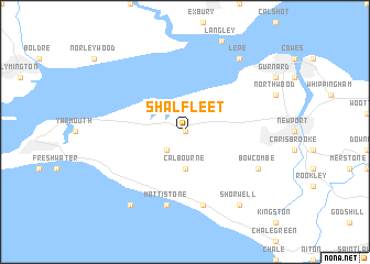 map of Shalfleet