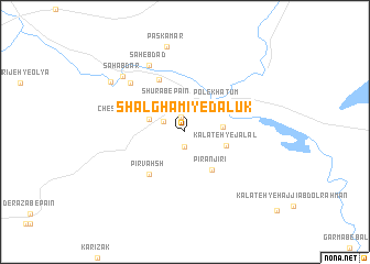 map of Shalghamī-ye Dalūk