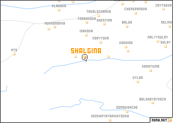 map of Shalgina