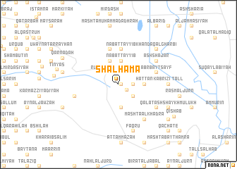 map of Shalḩamá