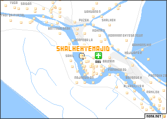 map of Shalheh-ye Majīd