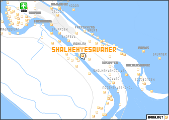 map of Shalḩeh-ye S̄avāmer