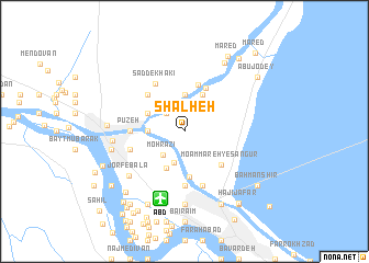 map of Shalḩeh