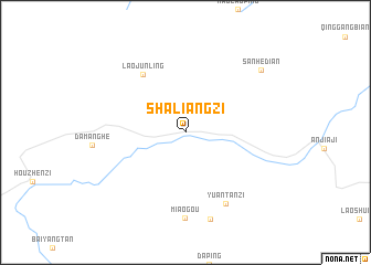 map of Shaliangzi