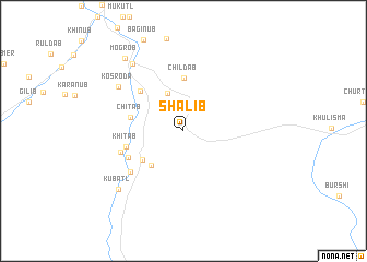 map of Shalib